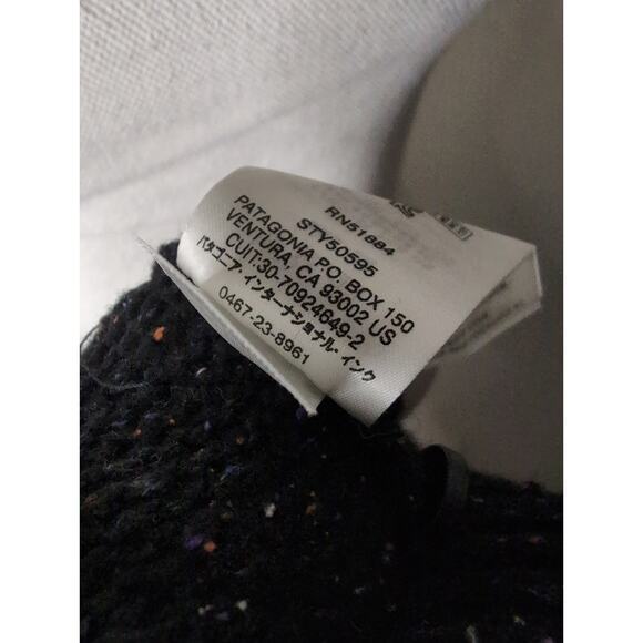 Patagonia Mock Neck Button Pullover Sweater L Cozy Knit - Picture 10 of 10